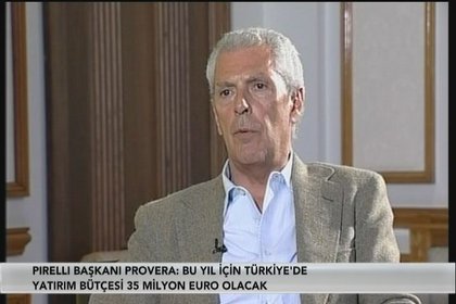 Pirelli Başkanı: 2011'de Türkiye'de 35 milyon euro yatırım yapacağız