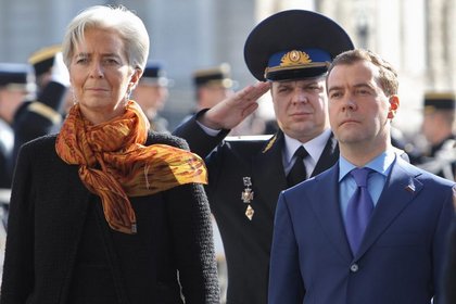 Lagarde Medvedev ile krizi konuşacak