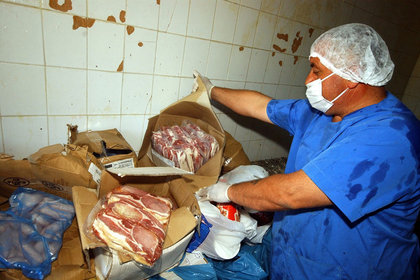 300 kilo domuz eti yakalandı