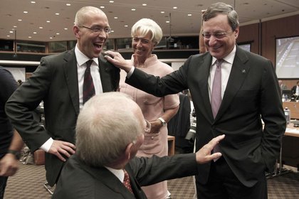 Draghi: Finansal koşullar iyileşmekte