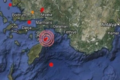 Marmaris'te 3 ayrı deprem meydana geldi 