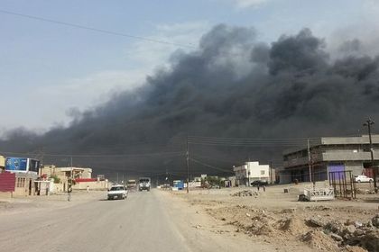 IŞİD, Baiji Rafinerisi'ne saldırdı, yangın çıktı