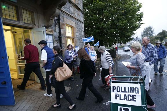 İskoçya'da tarihi referandum bugün yapılıyor