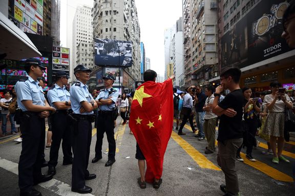 Çin medyası: Protestocular kuklaya dönüşüyor