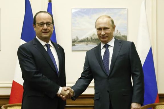 Putin Hollande ile görüştü