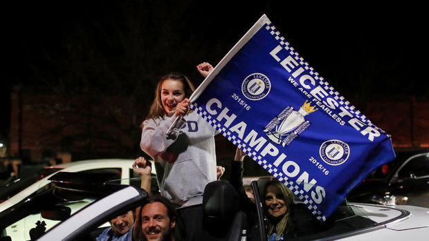 Premier Lig'de şampiyon Leicester City