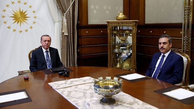 Cumhurbaşkanı Erdoğan Hakan Fidan'la görüştü
