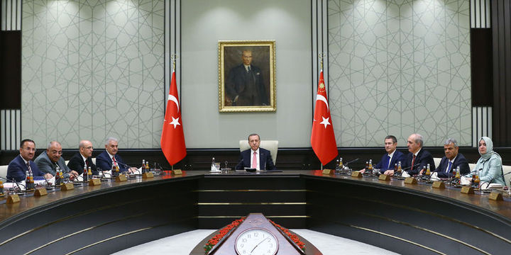 Bakanlar Kurulu Erdoğan başkanlığında toplandı