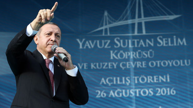 Erdoğan: Köprüden geçiş 31 Ağustos gecesine kadar ücretsiz