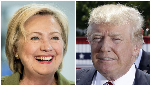 Trump son ankete göre Clinton'un 2 puan önünde