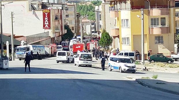 Gaziantep'teki patlamada 3 polis şehit oldu