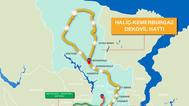 Haliç-Kemerburgaz Dekovil Hattı 13 Ocak'ta ihaleye çıkıyor