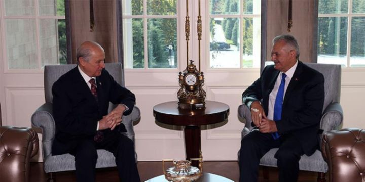 Başbakan Yıldırım, Devlet Bahçeli ile görüştü