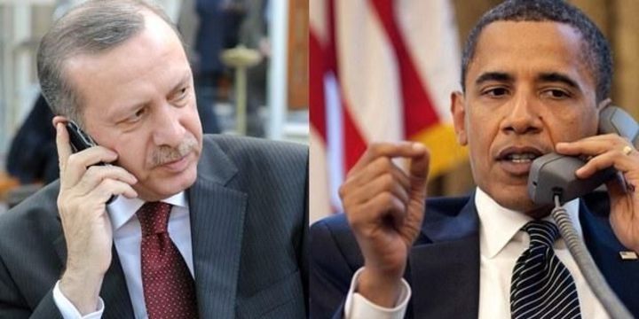 Cumhurbaşkanı Erdoğan ile ABD Başkanı Obama telefonda görüştü