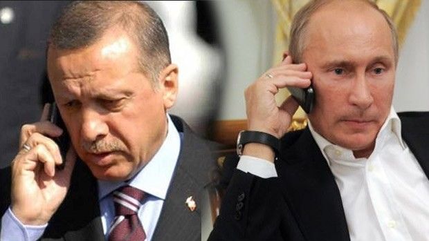 Erdoğan ve Putin Suriye hakkında görüştü