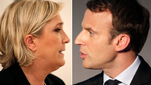 Fransa'da Macron ve Le Pen cumhurbaşkanlığı için yarışacak