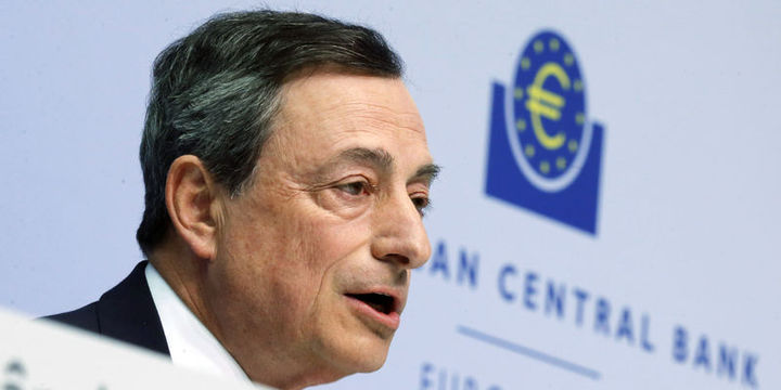 Draghi: Ekonomiye yönelik aşağı yönlü riskler daha da azaldı