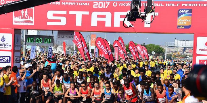 Vodafone İstanbul Yarı Maratonu sona erdi