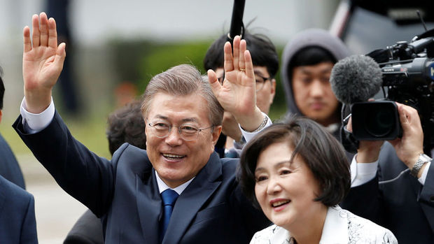 Güney Kore'de seçimin galibi Moon oldu