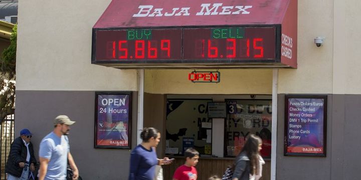 Meksika pesosu yaklaşık 7 ayın en yüksek seviyesine çıktı
