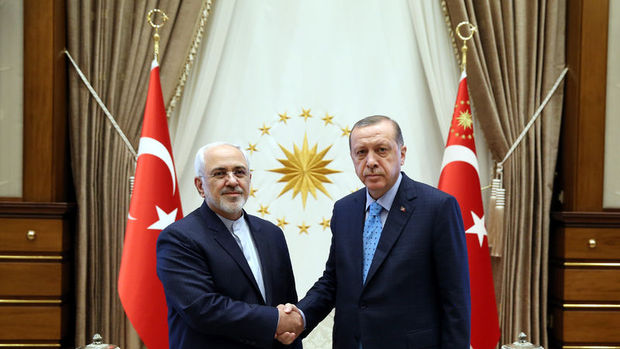 Erdoğan İran Dışişleri Bakanı'nı kabul etti