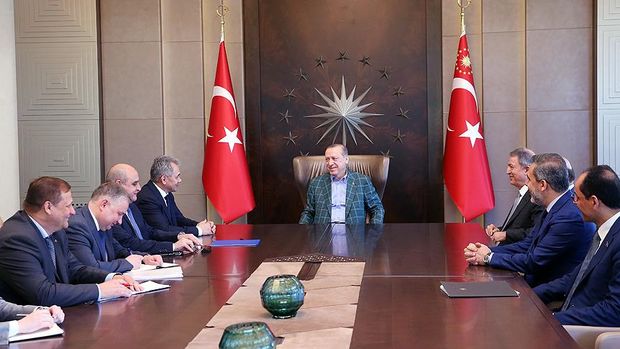 Erdoğan Rusya Savunma Bakanı Şoygu'yu kabul etti