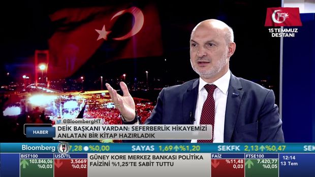 DEİK/Vardan: Türkiye'de yatırımlar artarak devam ediyor