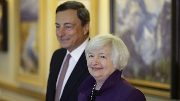 Yellen ve Draghi Jackson Hole'da konuşacak