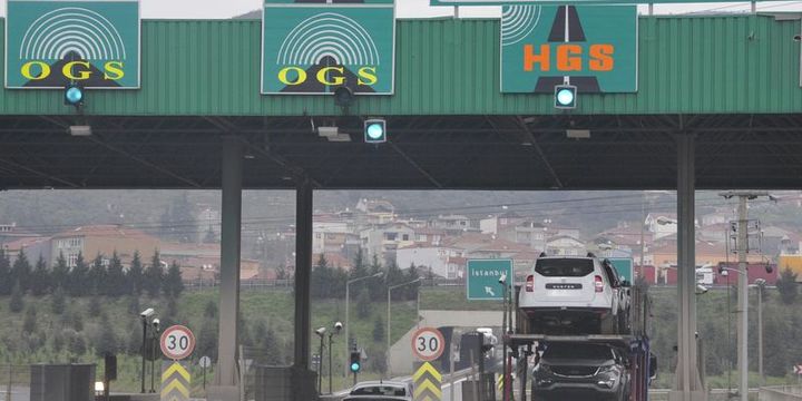 Köprü ve otoyollardan 8 ayda 964 milyon lira gelir