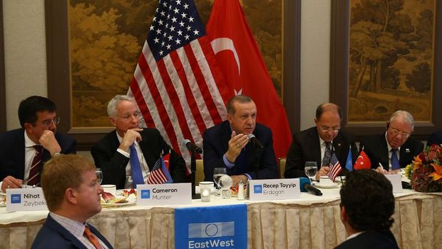 Cumhurbaşkanı Erdoğan, ABD'li yatırımcılarla buluştu 
