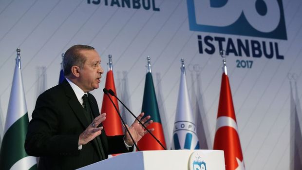 Erdoğan: D8'i genişletip D20'ye kadar çıkarmalıyız