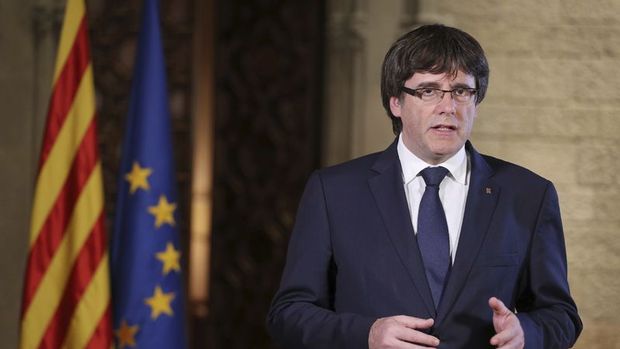 Katalan liderin konuşması iptal edildi 