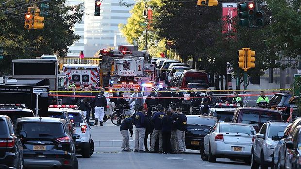 New York'ta meydana gelen saldırıda 8 kişi hayatını kaybetti