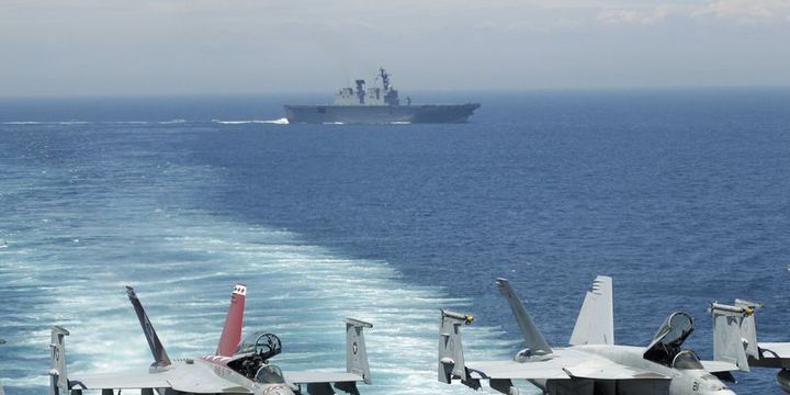 ABD savaş uçakları Kore Yarımadası