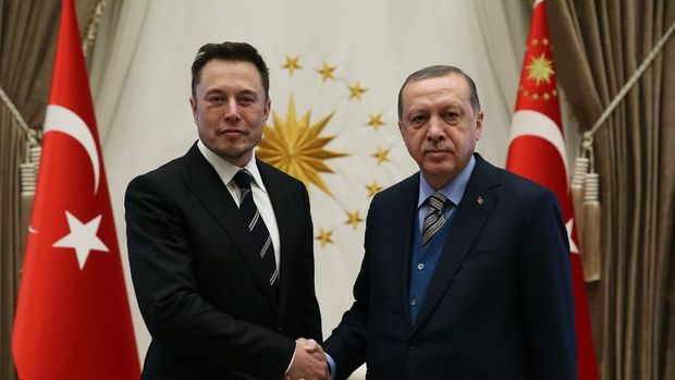 Cumhurbaşkanı Erdoğan Elon Musk'la görüştü 