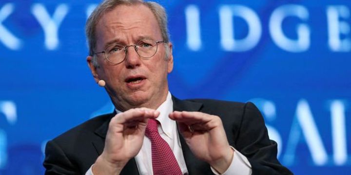Eric Schmidt Google’ın çatı şirketi Alphabet