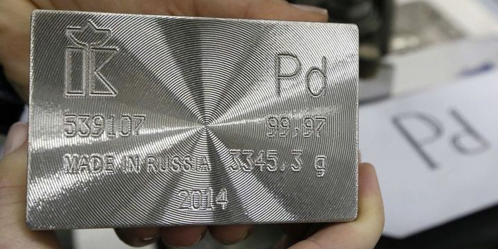 Palladyum rekora yaklaşırken altın yükseldi