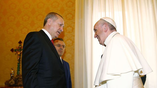 Cumhurbaşkanı Erdoğan Vatikan'da