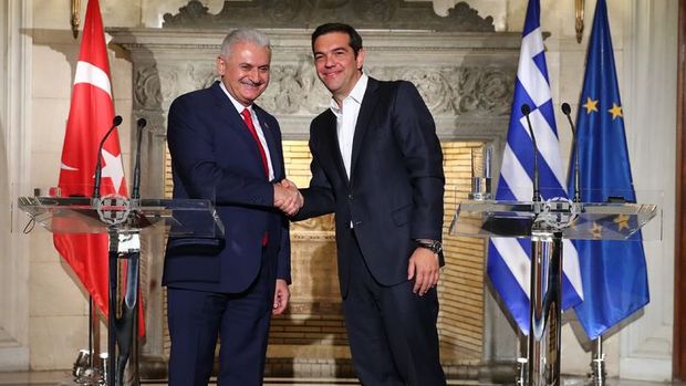 Başbakan Yıldırım, Yunanistan Başbakanı Çipras ile görüştü