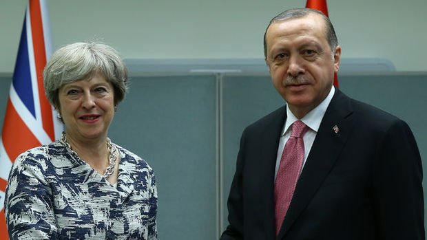Cumhurbaşkanı Erdoğan May ile görüştü