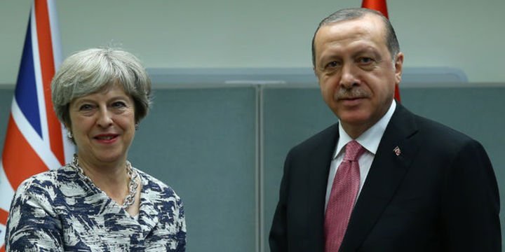 Cumhurbaşkanı Erdoğan May ile görüştü