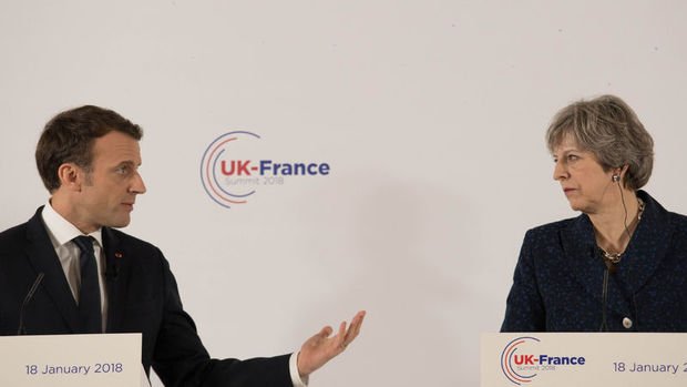 Fransa Cumhurbaşkanı Macron, Trump ve May ile görüştü
