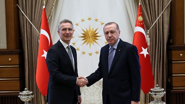Cumhurbaşkanı Erdoğan NATO Genel Sekreteri Stoltenberg'le görüştü