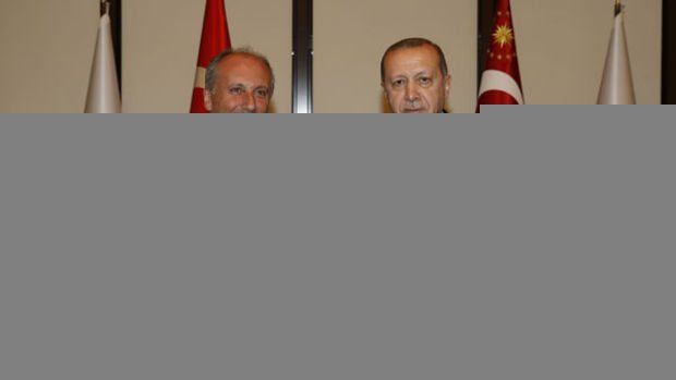 Cumhurbaşkanı Erdoğan-İnce görüşmesi sona erdi