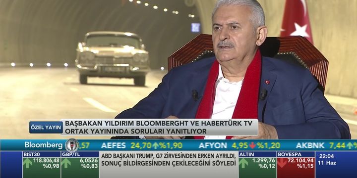Başbakan Yıldırım Habertürk TV ve Bloomberg HT yayınında soruları yanıtladı