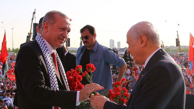 Bahçeli'den Cumhurbaşkanı Erdoğan'a tebrik