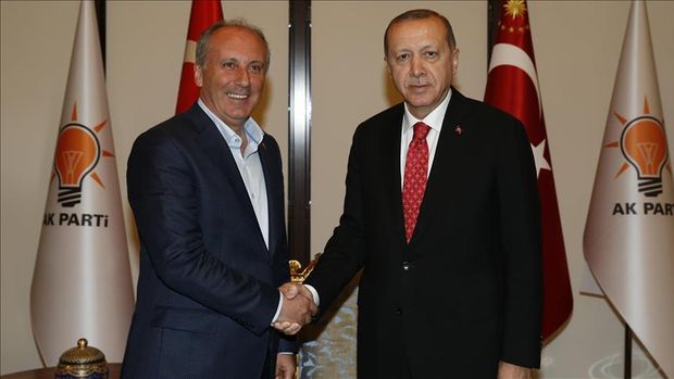 İnce Cumhurbaşkanı Erdoğan'ı tebrik etti