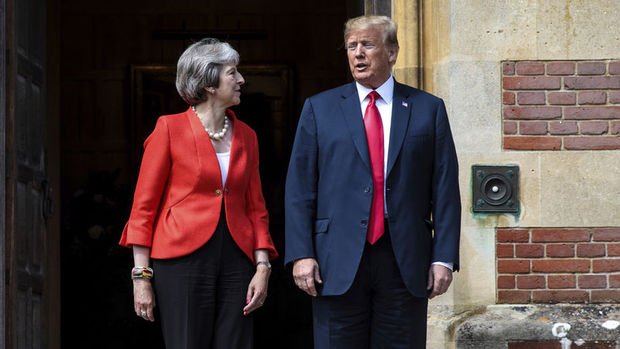 Trump - May: Brexit sonrası bir ticaret anlaşmamız olabilir