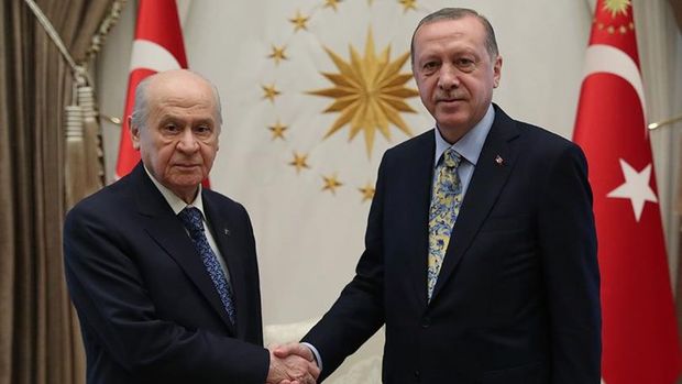 Cumhurbaşkanı Erdoğan ile MHP lideri Bahçeli görüştü