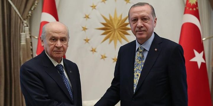 Cumhurbaşkanı Erdoğan ile MHP lideri Bahçeli görüştü